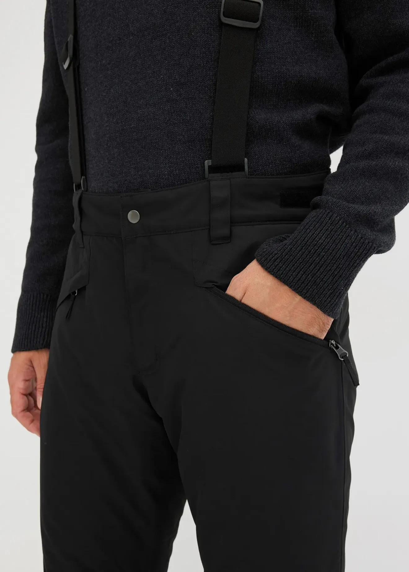 Homme bonprix Vêtements Thermiques|Vêtements De Plein Air|Pantalon chaud et imperméable à bretelles