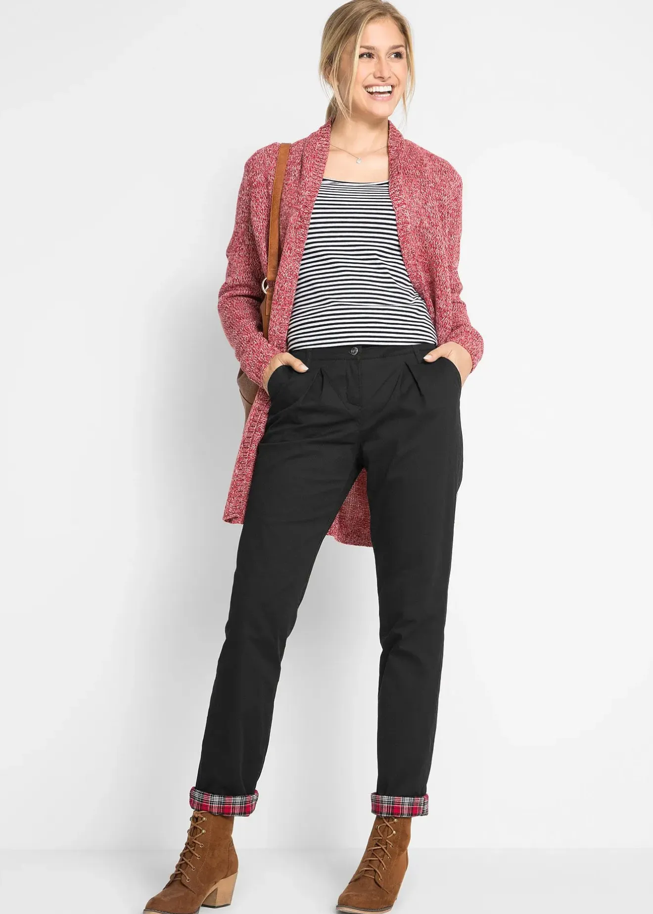 Femme bonprix Vêtements Thermiques|Pantalons|Pantalon chino