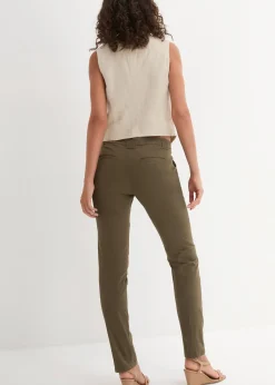 bonprix Pantalon chino extensible|Femme Pantalons