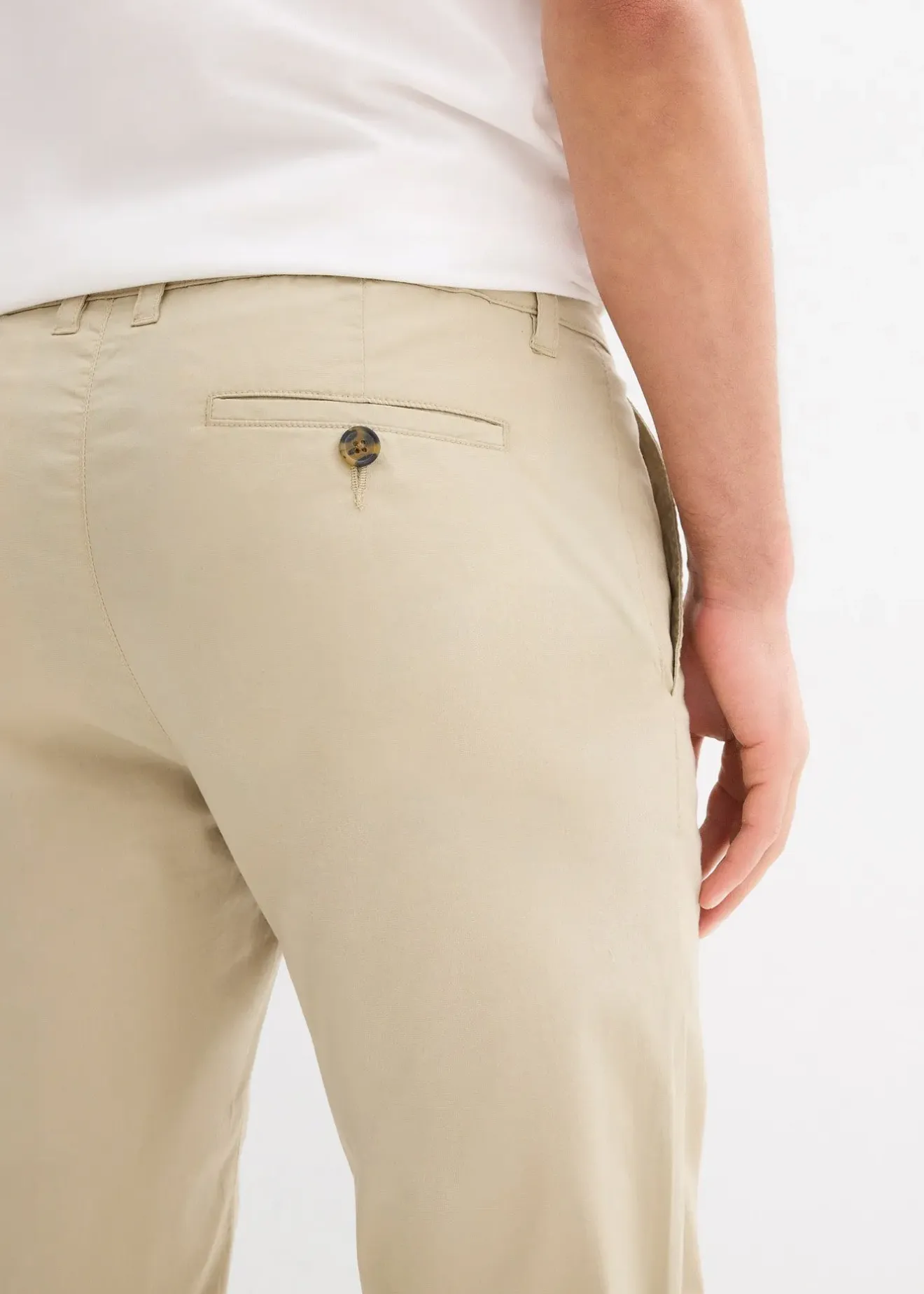 Homme bonprix Pantalons|Pantalon chino extensible regular, coupe droite