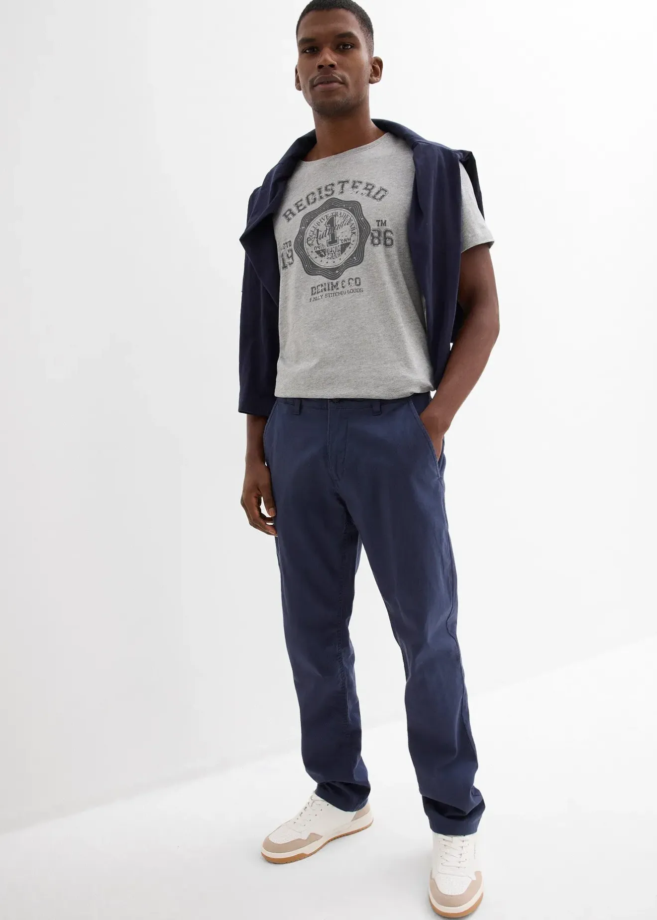 bonprix Pantalon chino regular, droit|Homme Pantalons