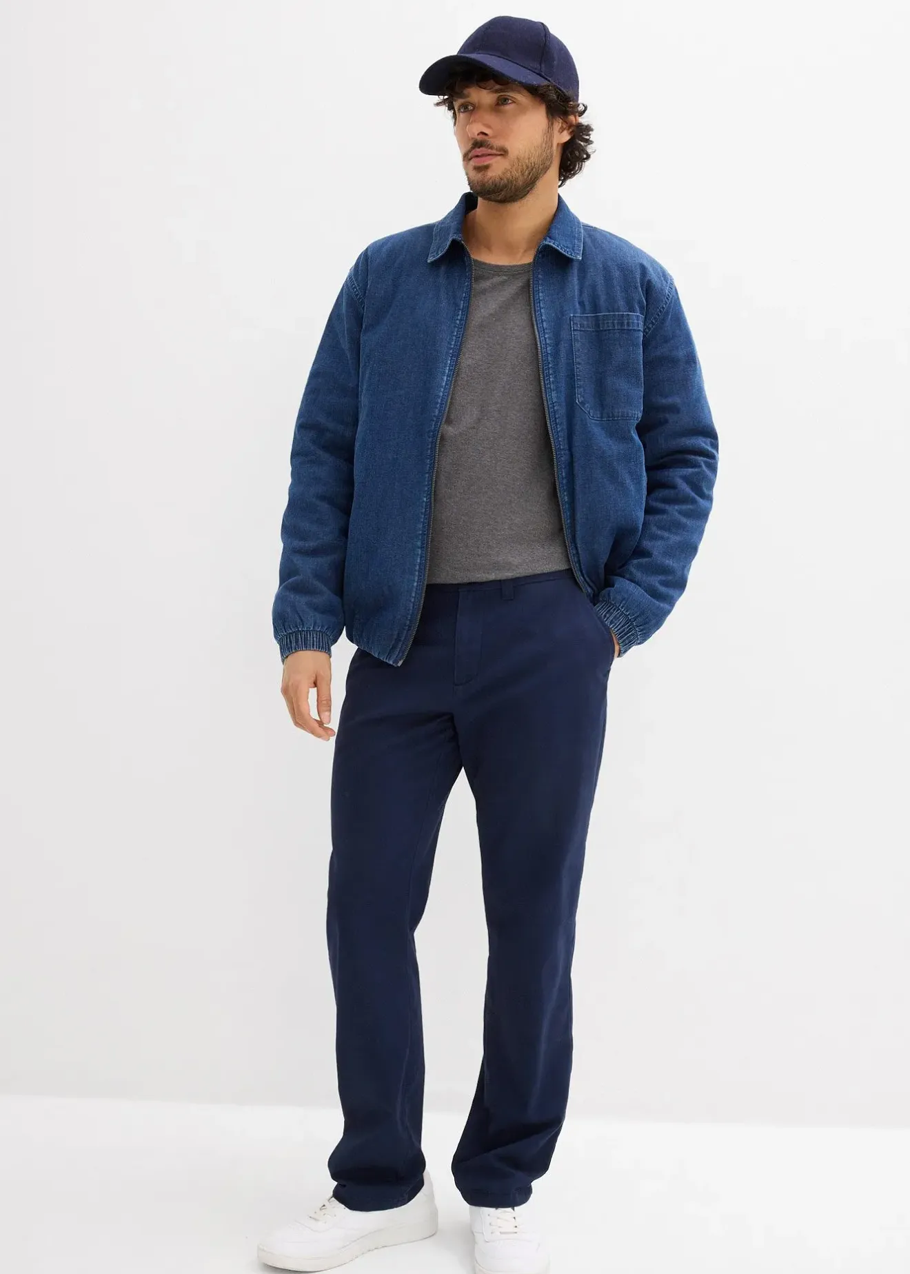 bonprix Pantalon chino regular, droit|Homme Pantalons