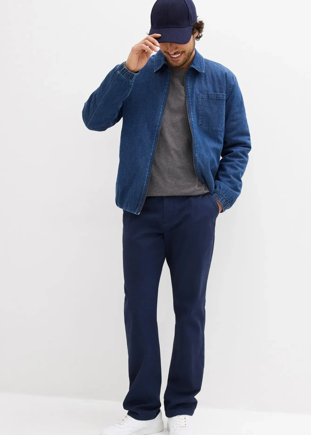 bonprix Pantalon chino regular, droit|Homme Pantalons