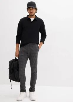 bonprix Pantalon de costume extensible à taille élastiquée, regular|Homme Pantalons