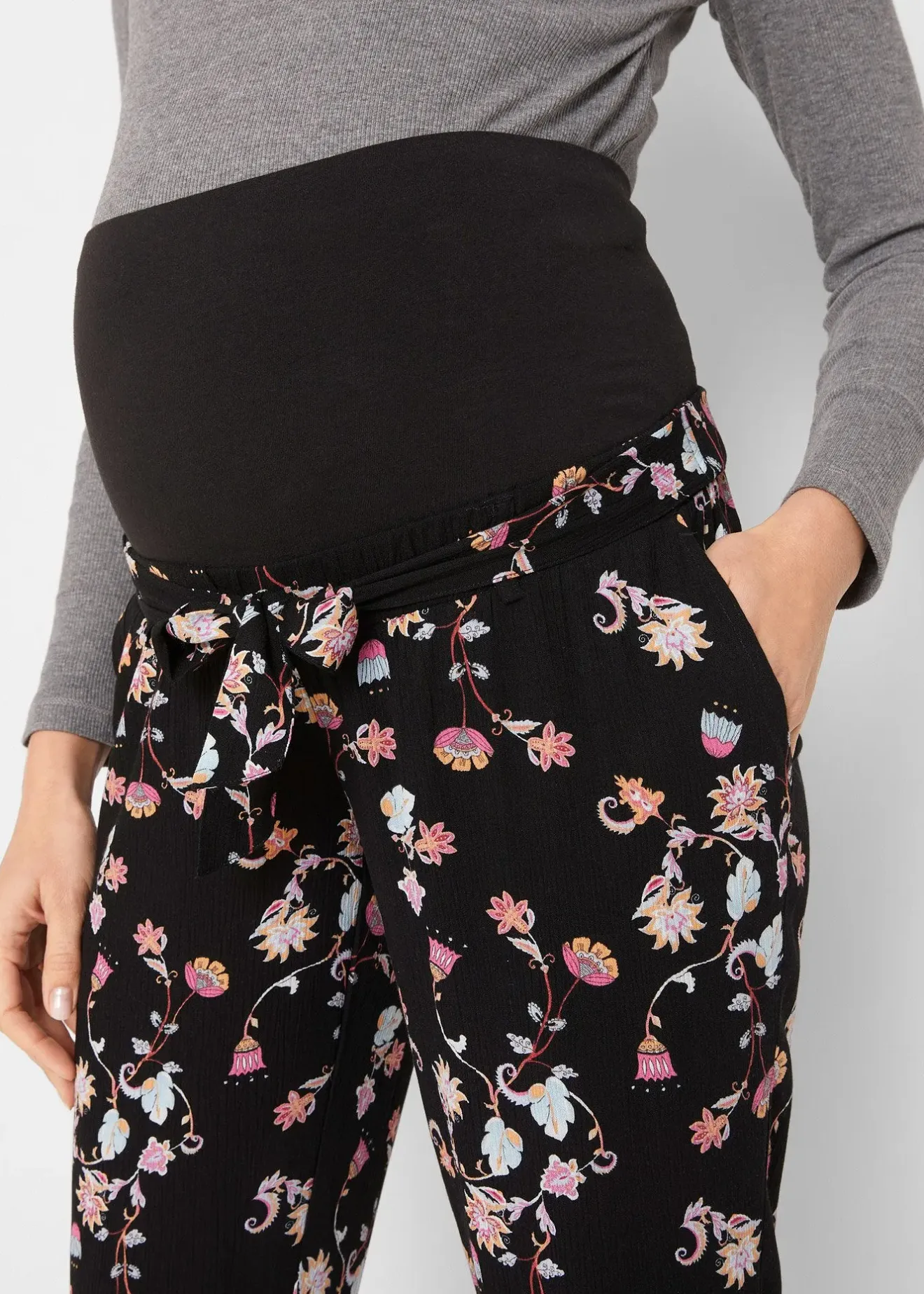 Femme bonprix Femme Enceinte|Pantalon de grossesse en viscose légère, loose