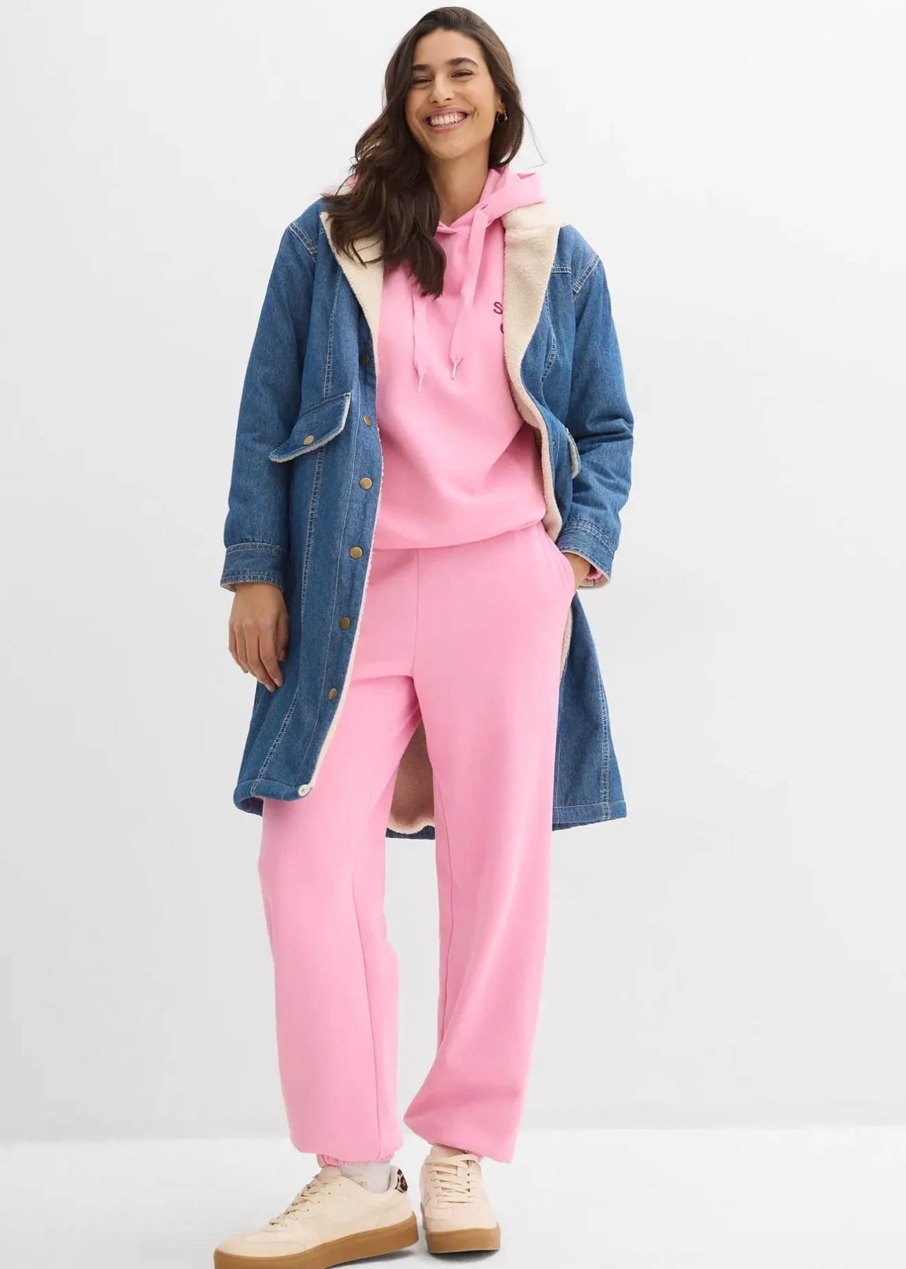 Femme bonprix Sweats|Pantalons|Pantalon de jogging 100% coton