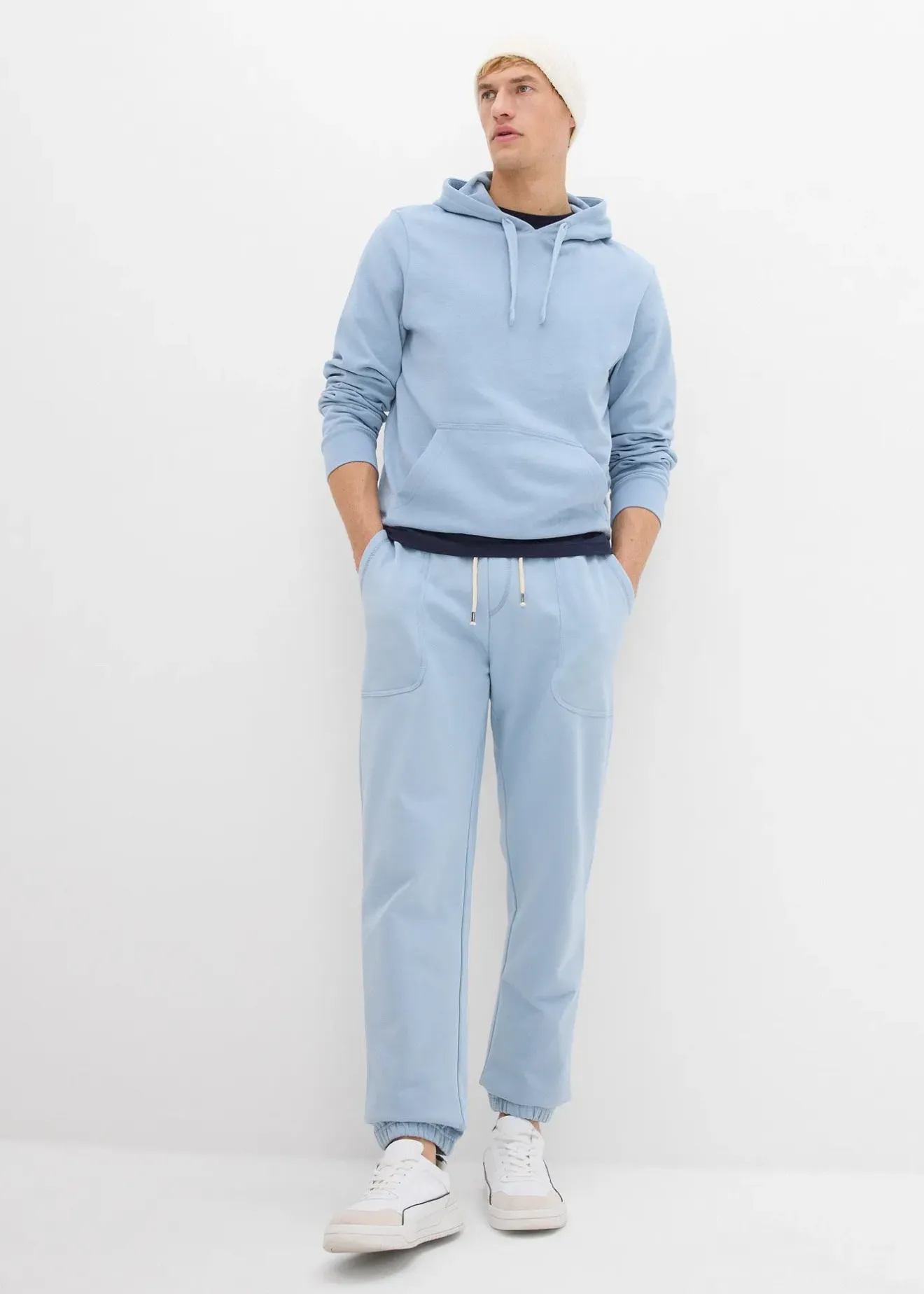 bonprix Pantalon de jogging 100% coton|Homme Vêtements De Sport|Sweats