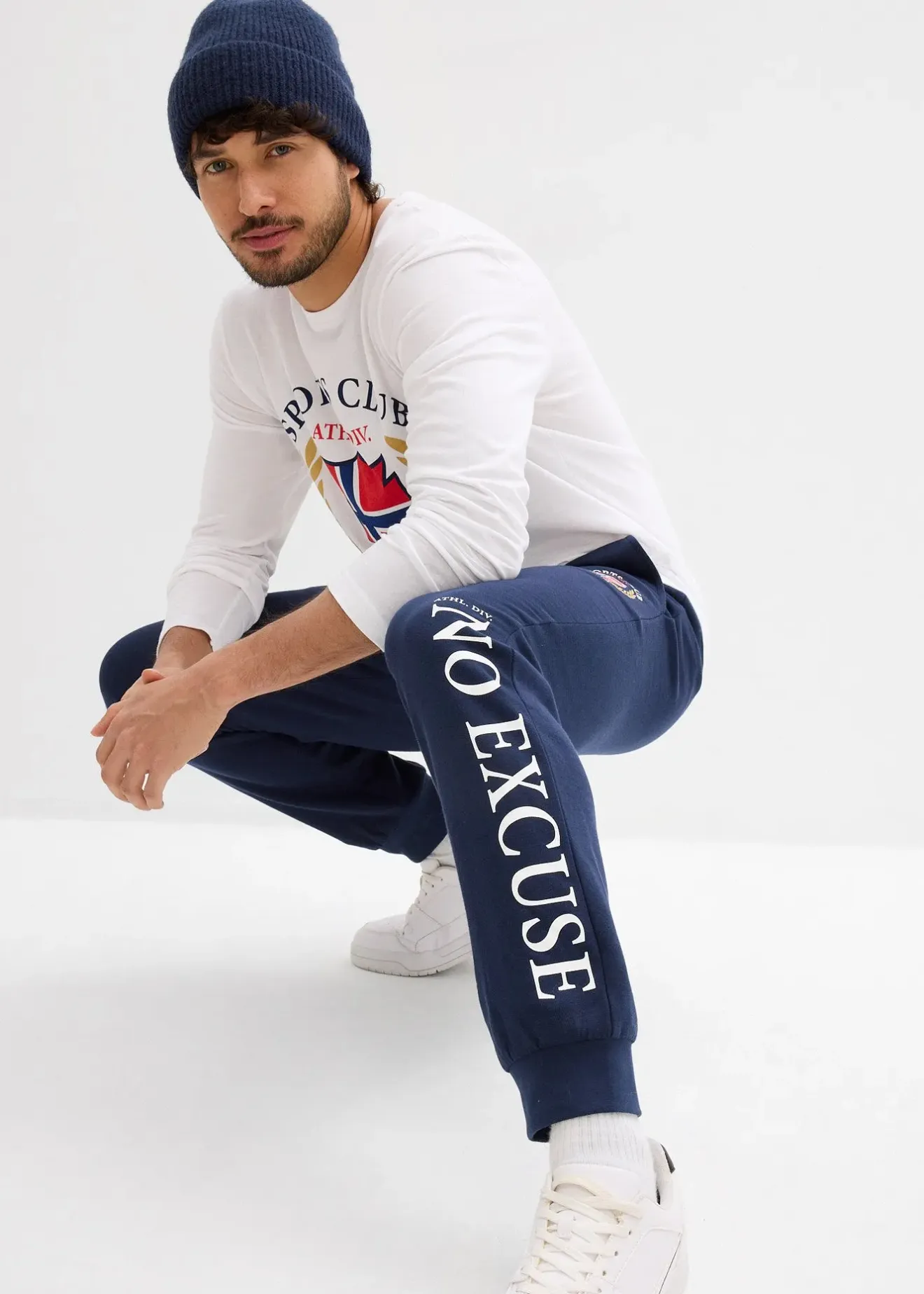 Homme bonprix Sweats|Pantalons|Pantalon de jogging 100% coton
