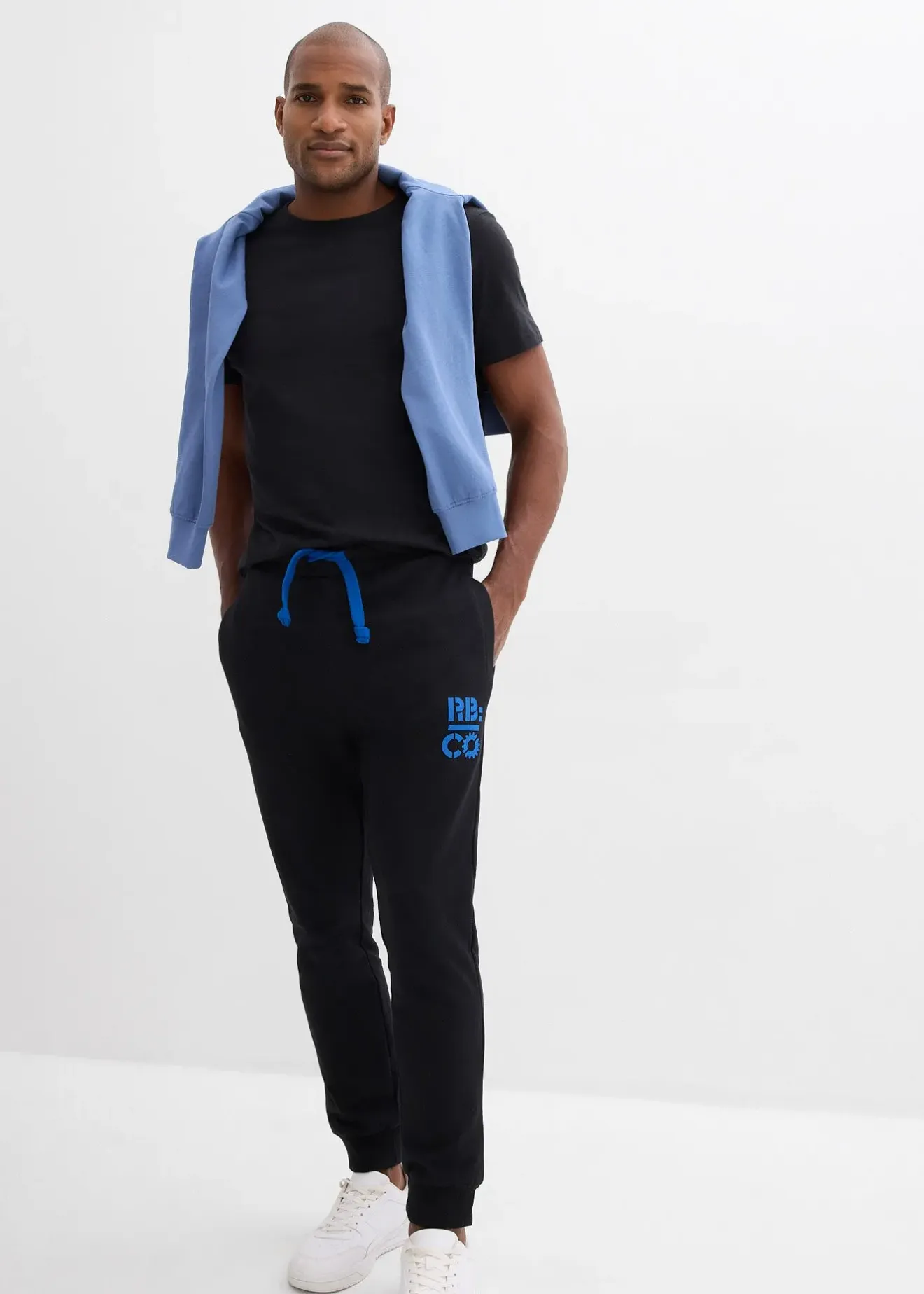 Homme bonprix Vêtements De Sport|Sweats|Pantalon de jogging à détails contrastants