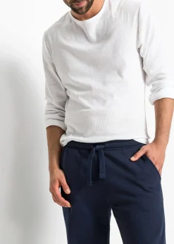 bonprix Pantalon de jogging à jambes droites, intérieur gratté doux|Homme Vêtements De Sport|Sweats
