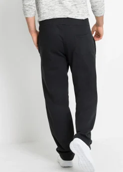 bonprix Pantalon de jogging avec détails sportifs, 100% coton|Homme Vêtements De Sport|Sweats