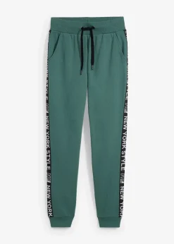 Femme bonprix Sweats|Pantalons|Pantalon de jogging avec finitions bord-côtes et imprimé