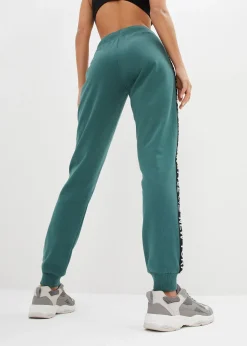Femme bonprix Sweats|Pantalons|Pantalon de jogging avec finitions bord-côtes et imprimé