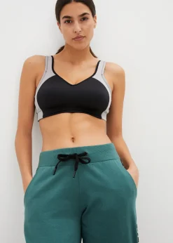 Femme bonprix Sweats|Pantalons|Pantalon de jogging avec finitions bord-côtes et imprimé