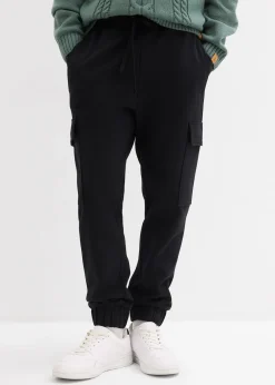 Homme bonprix Vêtements De Sport|Pantalons|Pantalon de jogging avec poches cargo, loose