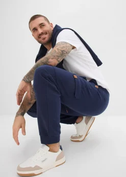 Homme bonprix Vêtements De Sport|Sweats|Pantalon de jogging cargo 100% coton