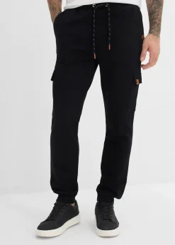 bonprix Pantalon de jogging cargo 100% coton|Homme Vêtements De Sport|Sweats