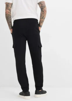 bonprix Pantalon de jogging cargo 100% coton|Homme Vêtements De Sport|Sweats