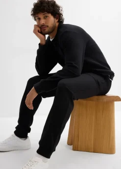 Homme bonprix Vêtements Thermiques|Vêtements De Plein Air|Pantalon de jogging chaud avec poches zippées pratiques