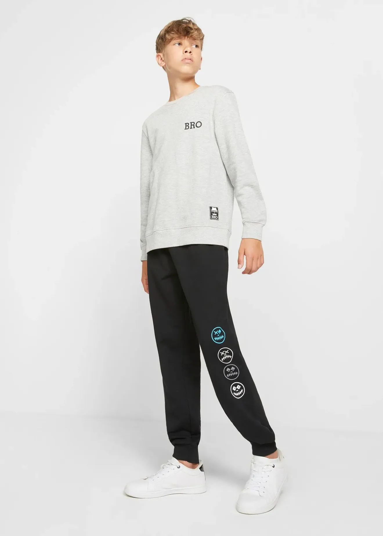 Enfant bonprix Vêtements Enfant|Garçons 9-16 Ans·Pantalons|Pantalon de jogging en coton mélangé doux