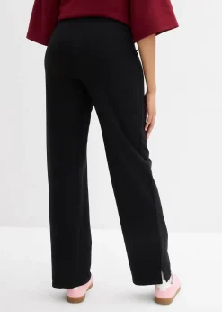 bonprix Pantalon de jogging large 100% coton|Femme Basiques|Sweats