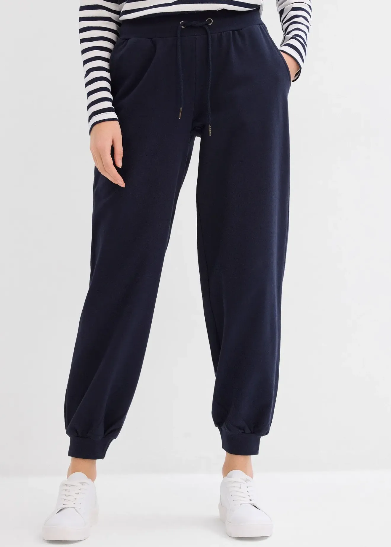 Femme bonprix Basiques|Sweats|Pantalon de jogging, taille élastiquée