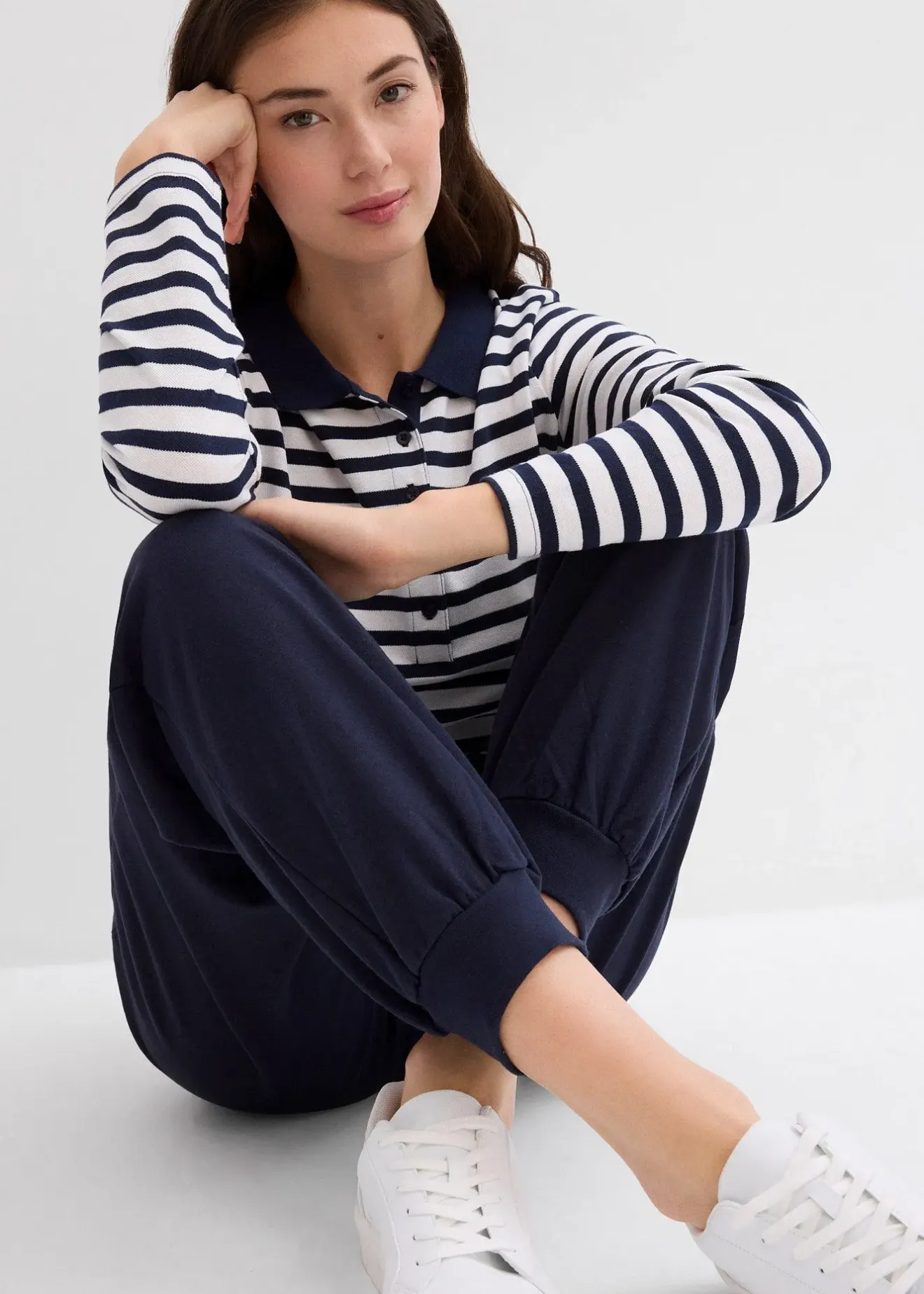 Femme bonprix Basiques|Sweats|Pantalon de jogging, taille élastiquée