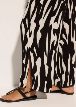 bonprix Pantalon de plage en viscose fluide|Femme Vêtements De Plage|Pantalons