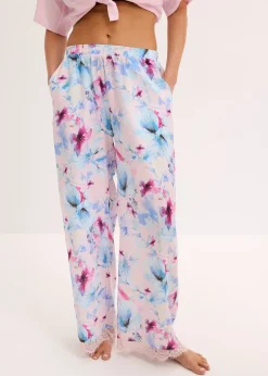 Femme bonprix Lingerie Nuit|Pantalon de pyjama fluide en satin