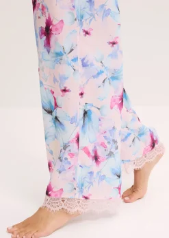 Femme bonprix Lingerie Nuit|Pantalon de pyjama fluide en satin