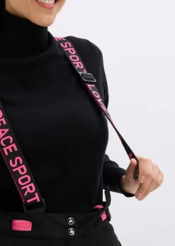 Femme bonprix Vêtements Thermiques|Vêtements De Plein Air|Pantalon de ski thermique imperméable avec bretelles amovibles