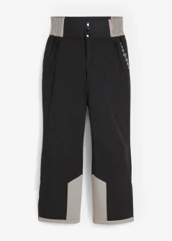 Femme bonprix Vêtements Thermiques|Vêtements De Plein Air|Pantalon de ski thermo fonctionnel coupe haute avec taille confortable, étanche, Straight
