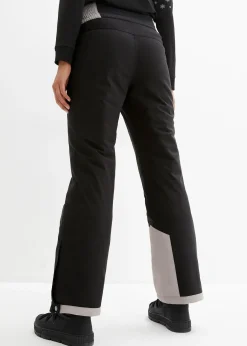 Femme bonprix Vêtements Thermiques|Vêtements De Plein Air|Pantalon de ski thermo fonctionnel coupe haute avec taille confortable, étanche, Straight