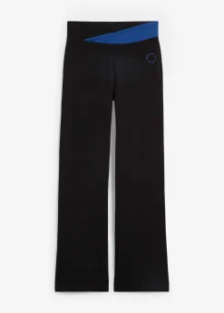 Femme bonprix Vêtements De Sport|Pantalons|Pantalon de sport en coton, jambes évasées