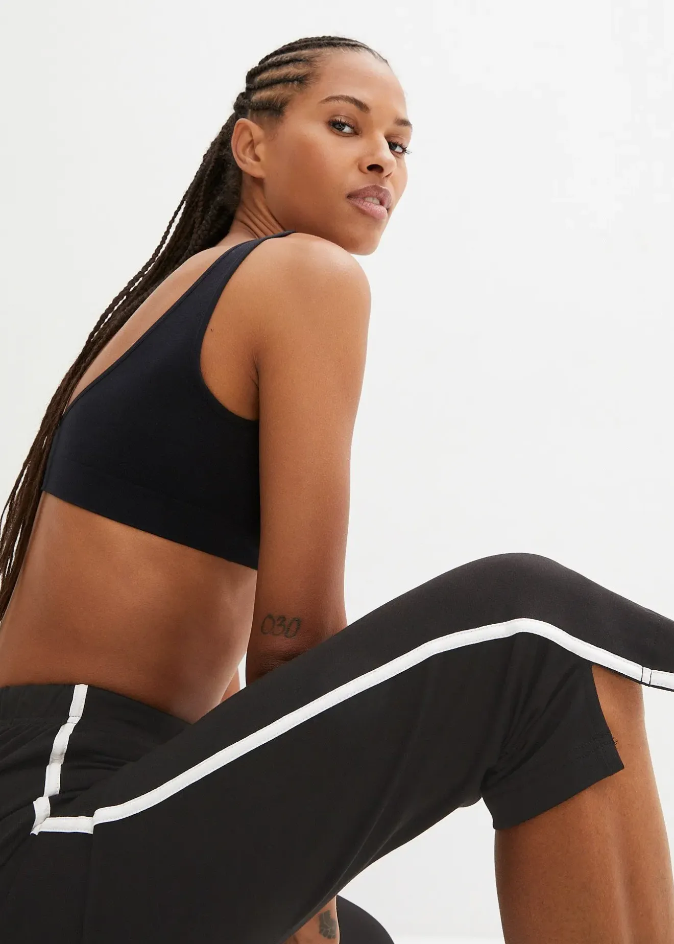 Femme bonprix Basiques|Vêtements De Sport|Pantalon de sport, longueur 3/4