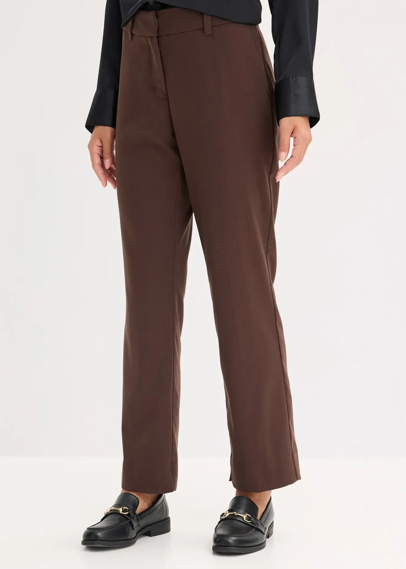 bonprix Pantalon de tailleur avec fentes|Femme Pantalons