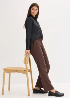 bonprix Pantalon de tailleur avec fentes|Femme Pantalons