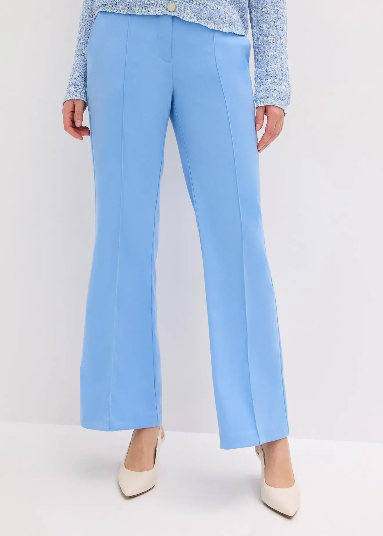 bonprix Pantalon de tailleur, coupe flare|Femme Pantalons