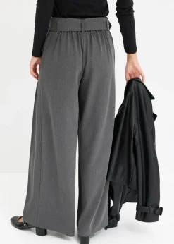 Femme bonprix Tailles Petite|Pantalons|Pantalon de tailleur fluide en viscose mélangée