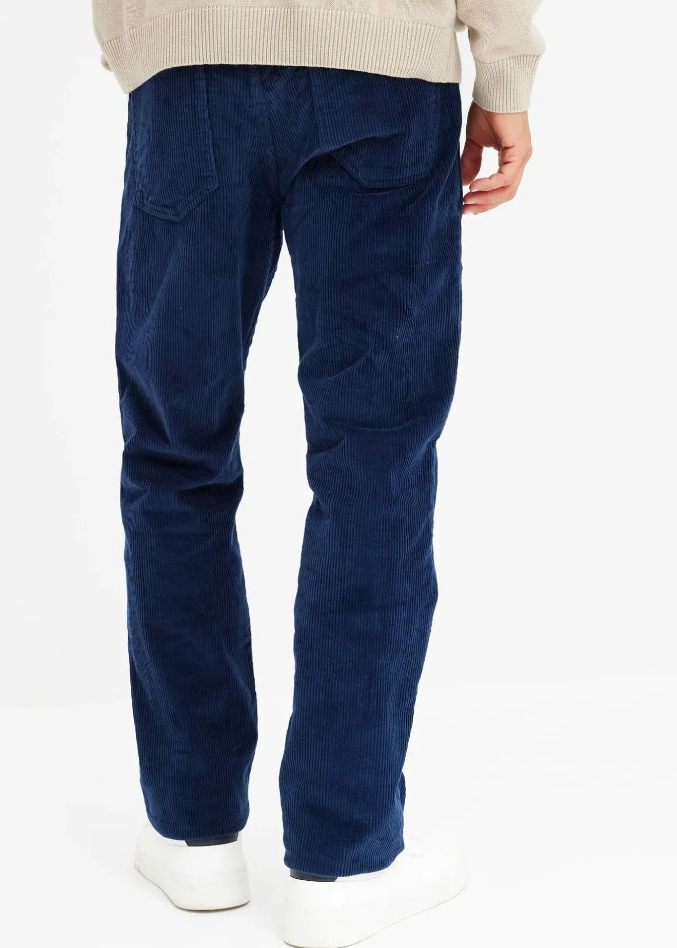 bonprix Pantalon droit loose en velours côtelé, doublure flanelle|Homme Vêtements Thermiques|Vêtements De Plein Air