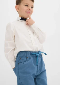 bonprix Pantalon droit taille élastiquée 100% coton, Regular|Enfant Vêtements Enfant|Garçons 2-8 Ans·Jeans & Pantalons