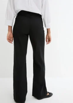 Femme bonprix Pantalons|Tailles Petite|Pantalon en bengaline extensible à taille élastiquée