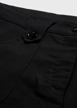 Femme bonprix Pantalons|Tailles Petite|Pantalon en bengaline extensible à taille élastiquée