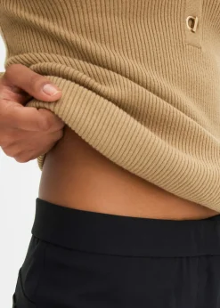 bonprix Pantalon en bengaline extensible|Femme Tailles Petite