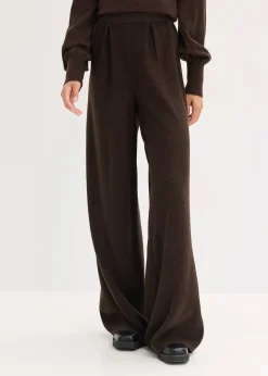 bonprix Pantalon en fine maille|Femme Pantalons