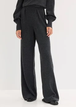 bonprix Pantalon en fine maille|Femme Pantalons