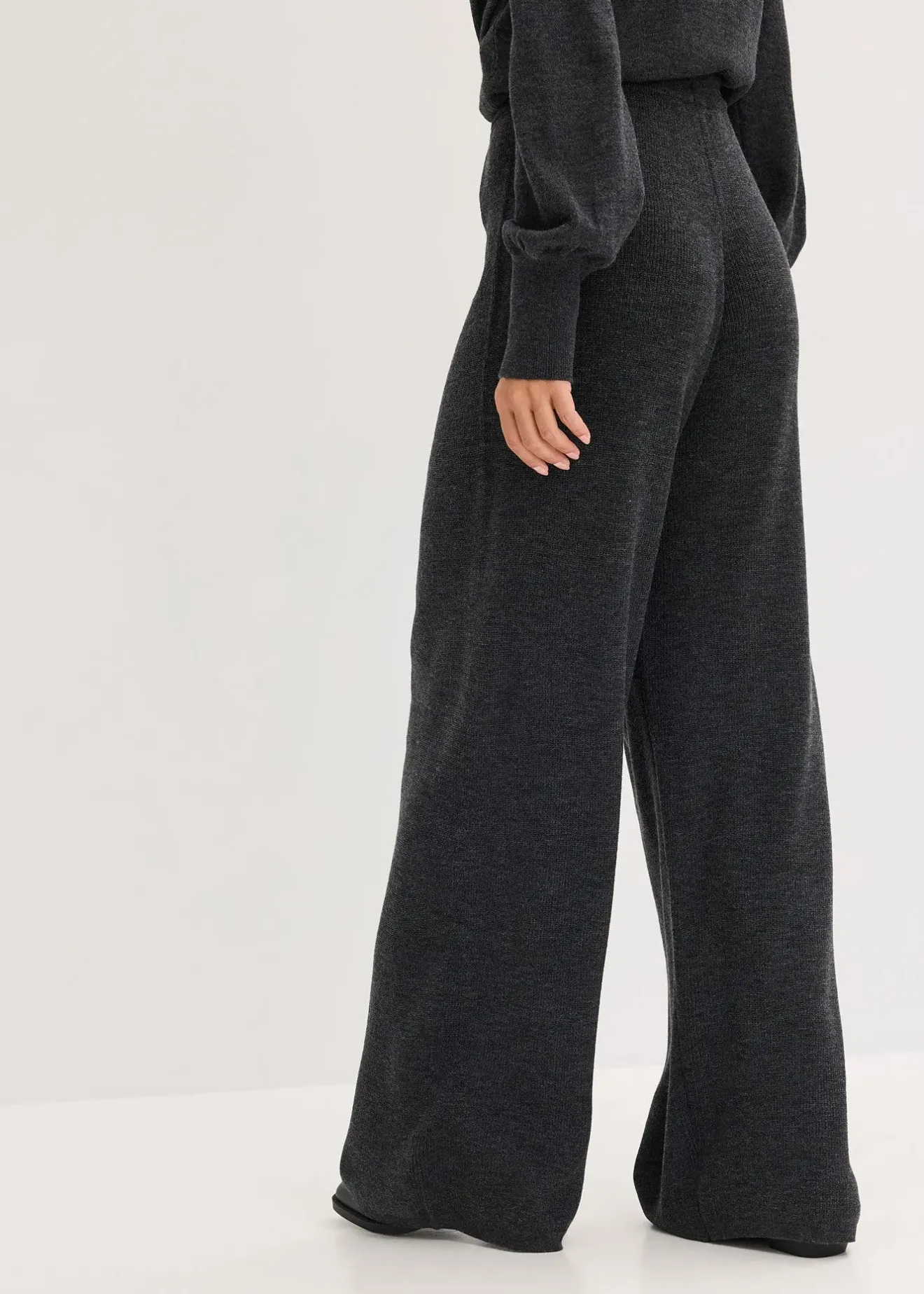 bonprix Pantalon en fine maille|Femme Pantalons