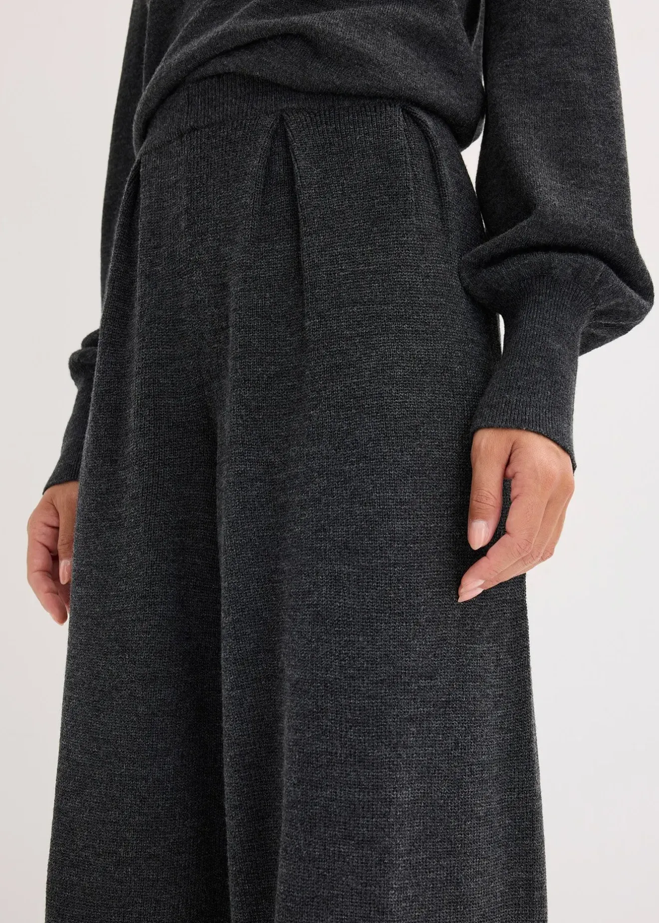 bonprix Pantalon en fine maille|Femme Pantalons