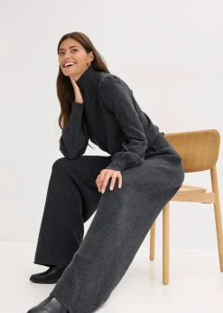 bonprix Pantalon en fine maille|Femme Pantalons