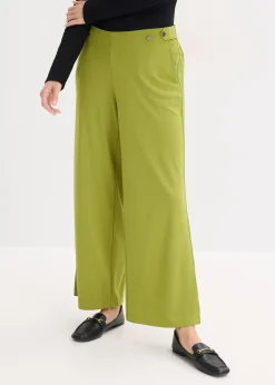 Femme bonprix Pantalons|Pantalon en jersey à patte décorative